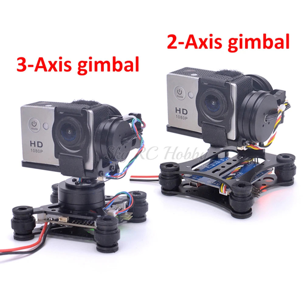 Drone Gimbal For Gopro Hero - Lichtgewicht 2-As/3-Axis Borstelloze Gimbal Board Voor