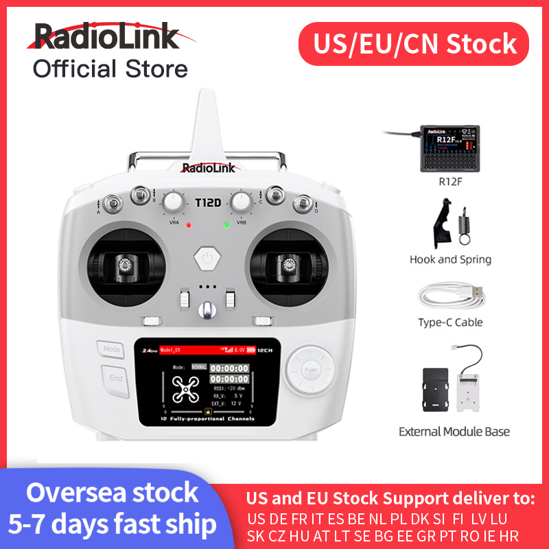 Radiolink T12D ELRS 12-kanaals - Drone Gimbal Controller recensie en prijs