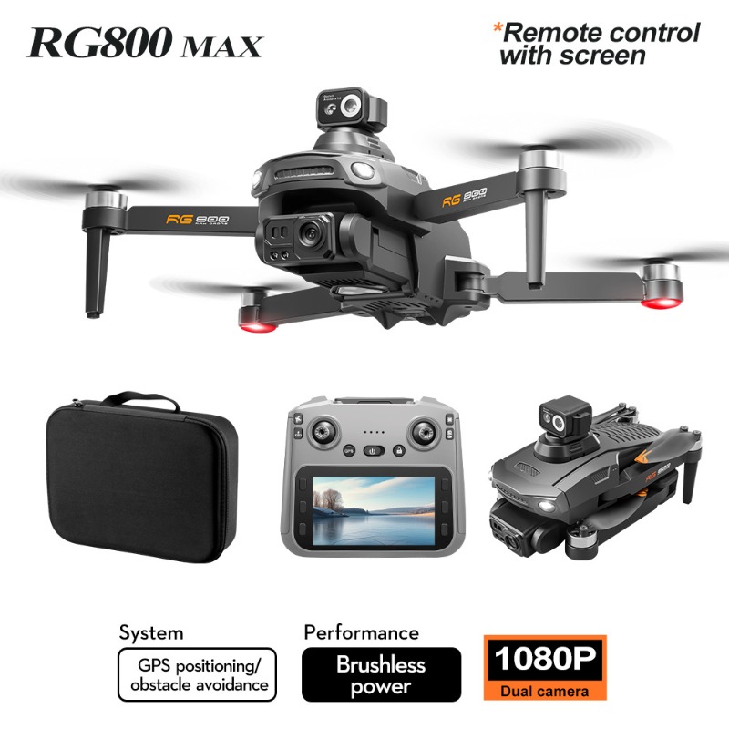 NIEUWE RG800 MAX Drone 1080P H - Drone Gimbal 2 Axis recensie en prijs